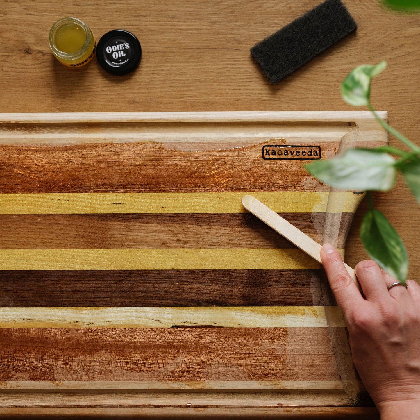 Naravne lesene palčke (50 kos)